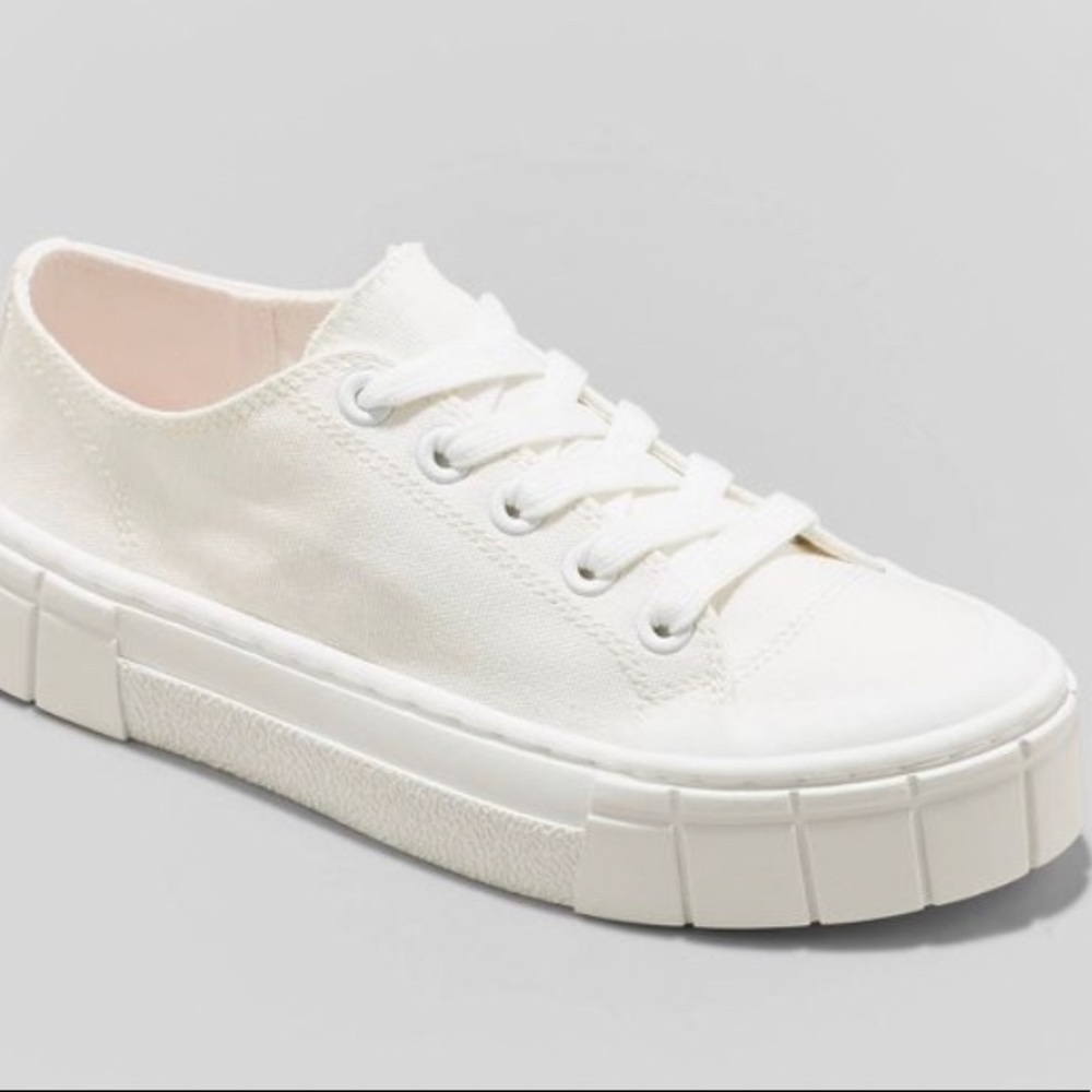 Target brand white sneakers